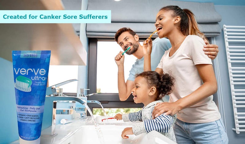 Verve Ultra SLS-Free Toothpaste with Fluoride, 4.5 oz. (Pack of 4) - Image 1